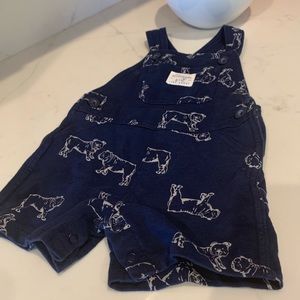 Adorable size 12 boys overalls Carter’s brand
